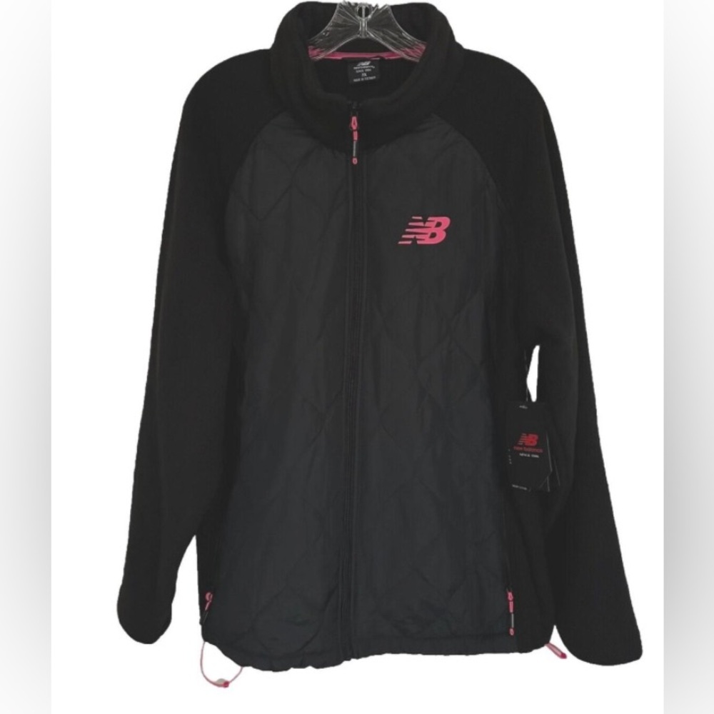 New Balance- Black and pink sports jacket size 2X